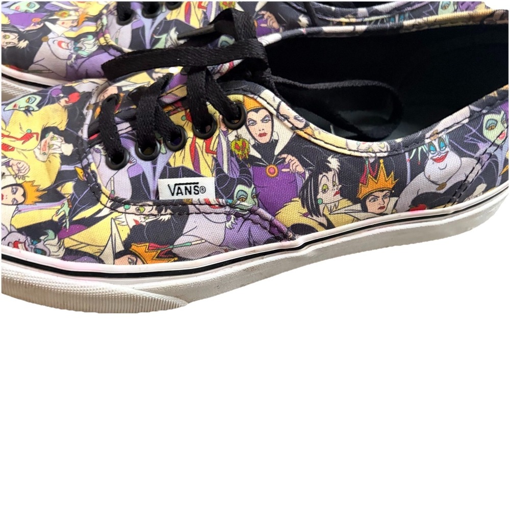 VANS Disney Womens Size 9 Ursula Cruella Evil Queen Maleficent Shoes - Picture 3 of 8